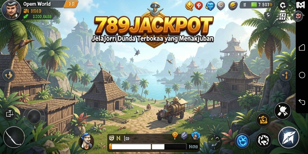 Tampilan antarmuka yang menarik dari 789JACKPOT saat menjelajahi dunia terbuka.