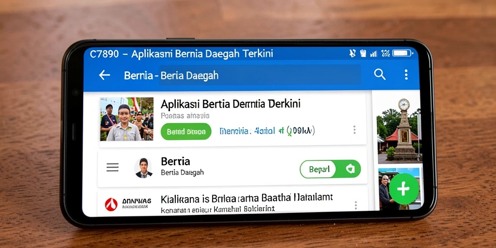 Tampilan antarmuka pengguna C7890 yang menarik dan informatif.
